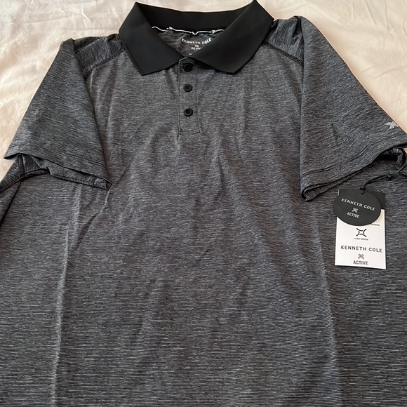 Kenneth Cole Tech Polo Shirt - Picture 3 of 8